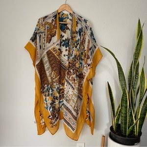 Flowy summer shawl cardigan